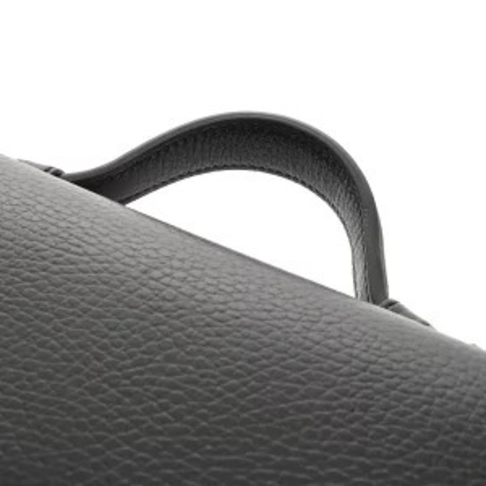 Gucci Interlocking GG Chain Shoulder Bag Black Leather Handbag - Picture 4 of 9